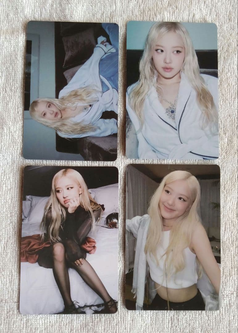 BLACKPINK ロゼ ROSE トレカ 韓国限定 4枚セット No.224 - メルカリ
