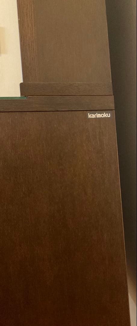 カリモク 三面鏡 鏡台 ドレッサー 収納多 送料込/たのめる便 - メルカリ