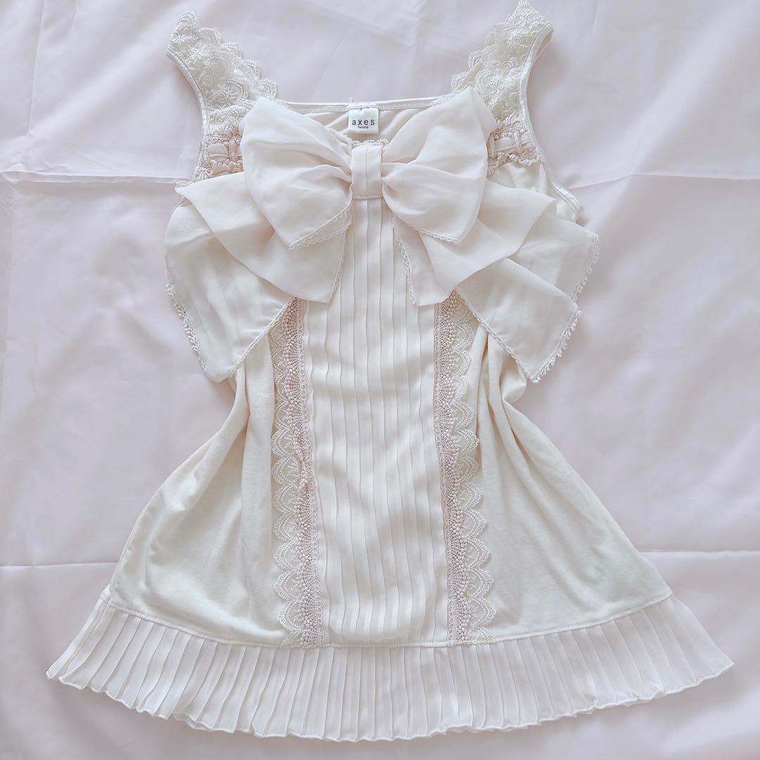 axes femme ビッグリボン キャミソール フェアリーコア ウィッシュコア