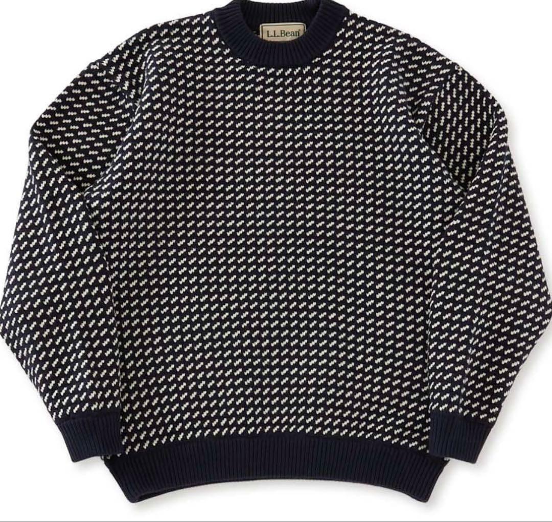 在原みゆ紀 L.L.bean エルエルビーン バーズアイニット メンズLサイズ