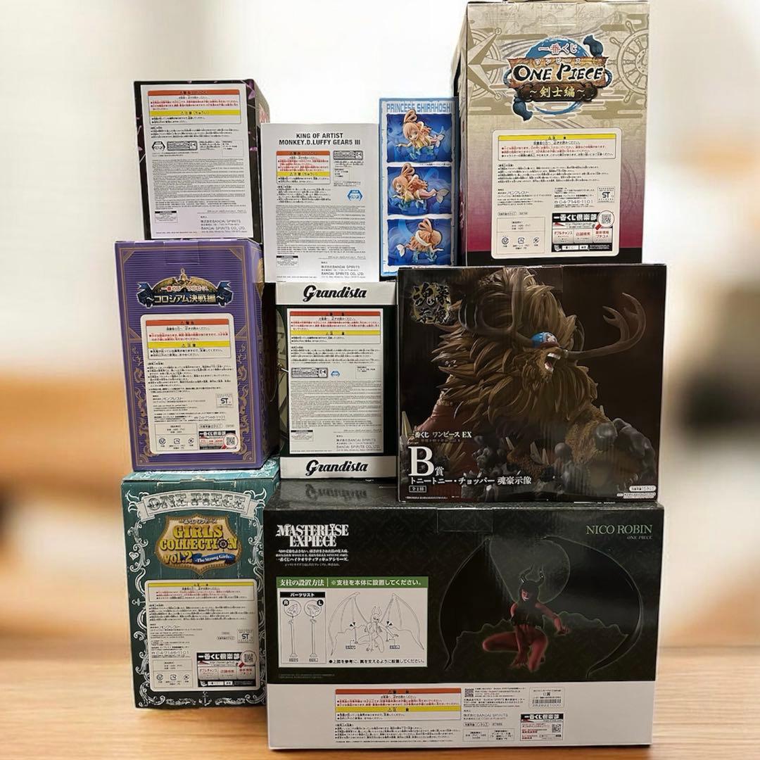 ワンピース 一番くじ プライズ フィギュア まとめ売り 大量下位賞付き