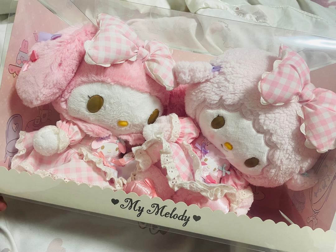 リボンでおそろシリーズマイメロディマイスイートピアノぬいぐるみセット