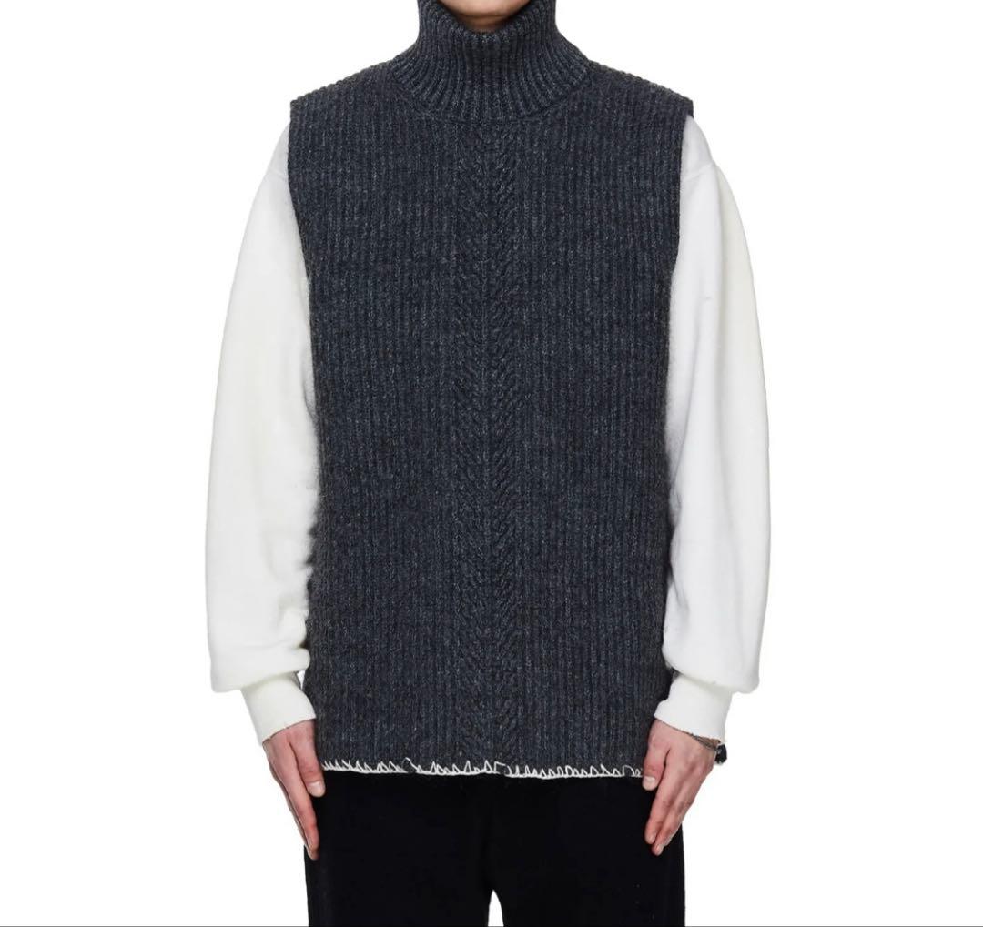 メゾンマルジェラ ウールハイネックベスト 最終価格 楽天市場】Maison Margiela メゾン マルジェラ ニットベスト Wool Vest