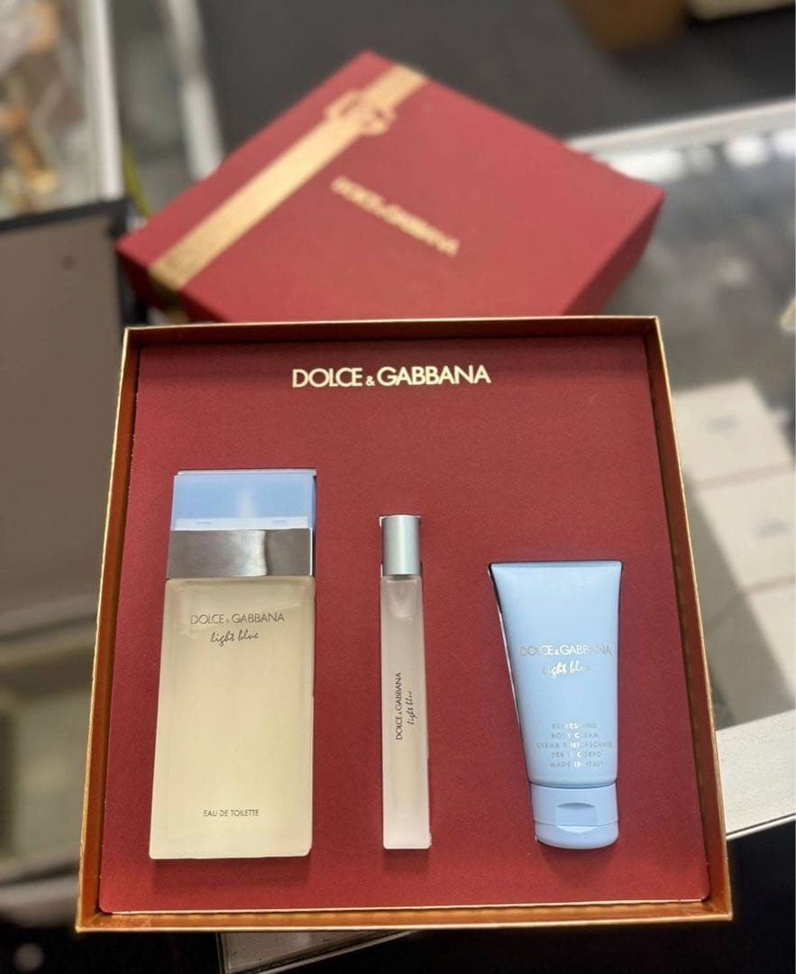 DOLCE & GABBANA Light Blue セット Dolce&Gabbana 3-Pc. Light Blue Eau de Toilette Gift Set - Macy's