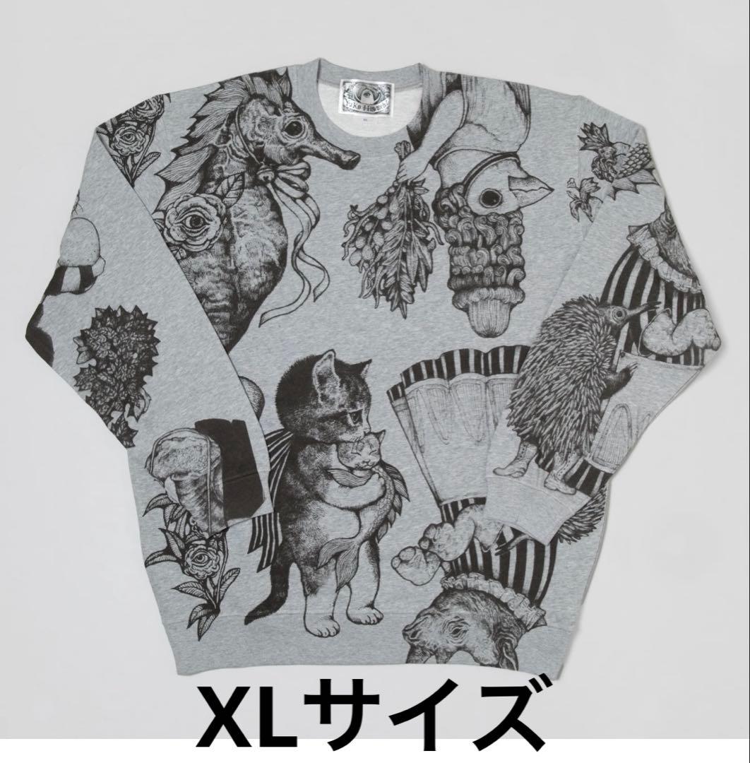 ヒグチユウコ トレーナー パレード グレイ PARADE XLサイズ - メルカリ