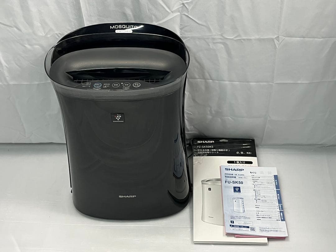 SHARP 蚊取り機能空気清浄機 FU-SK50 交換用蚊取りシート　4枚付き Amazon | 「シャープ蚊取空気清浄機用」蚊取シート FZ-GK50KS【4枚入