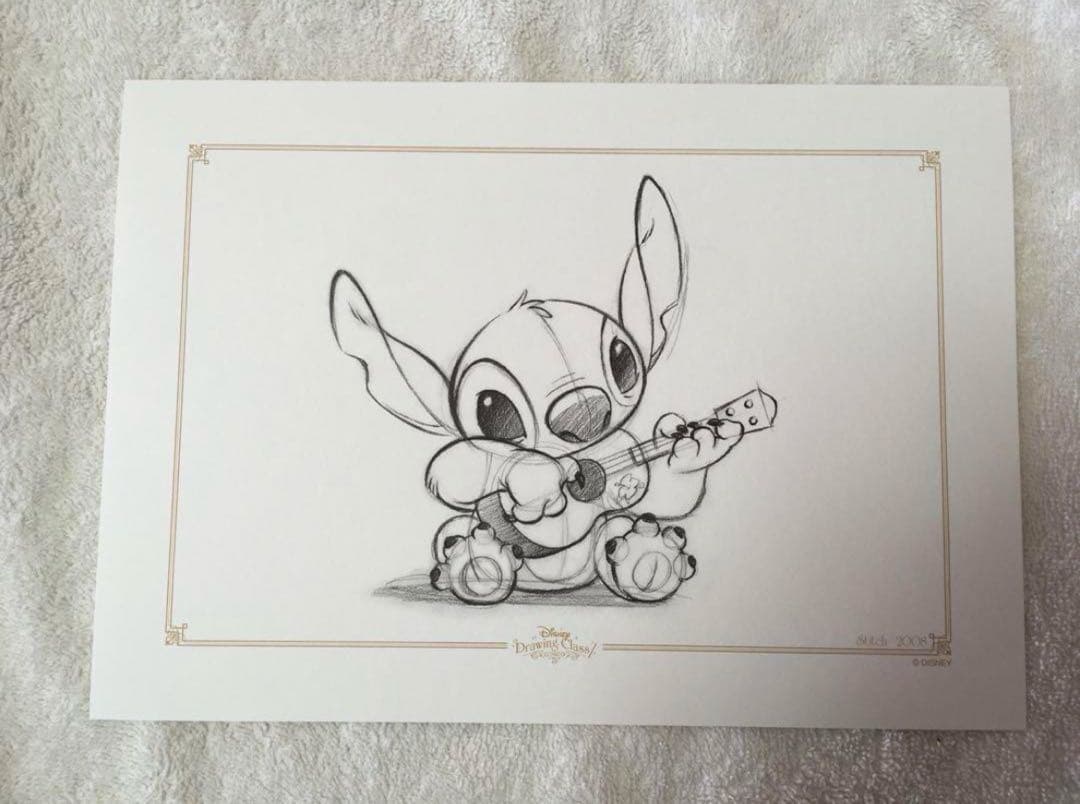 東京ディズニーランド ドローイングクラス スティッチ イラスト 新品