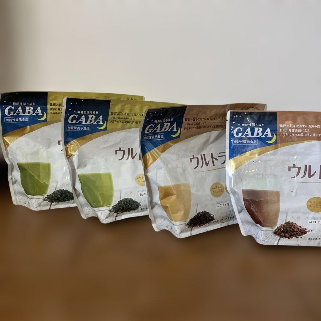 カーブスウルトラプロテイン 緑茶味2袋、ミルクティー味、ココア味 計4