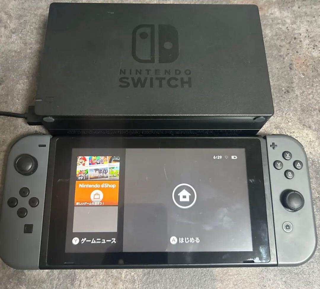 Nintendo Switch 本体 グレー ドック付き Nintendo Switch 任天堂 [グレー] [型番:HAD-S-KAAAH]【新品・国内正規