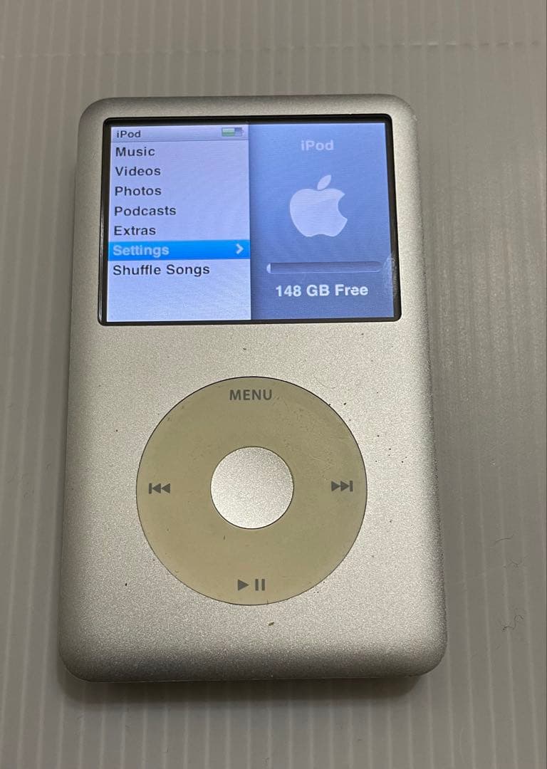 ポータブルプレーヤー Apple iPod Classic 160GB A1238 良品】Apple iPod classic 160GB A1238 ブラック - メルカリ