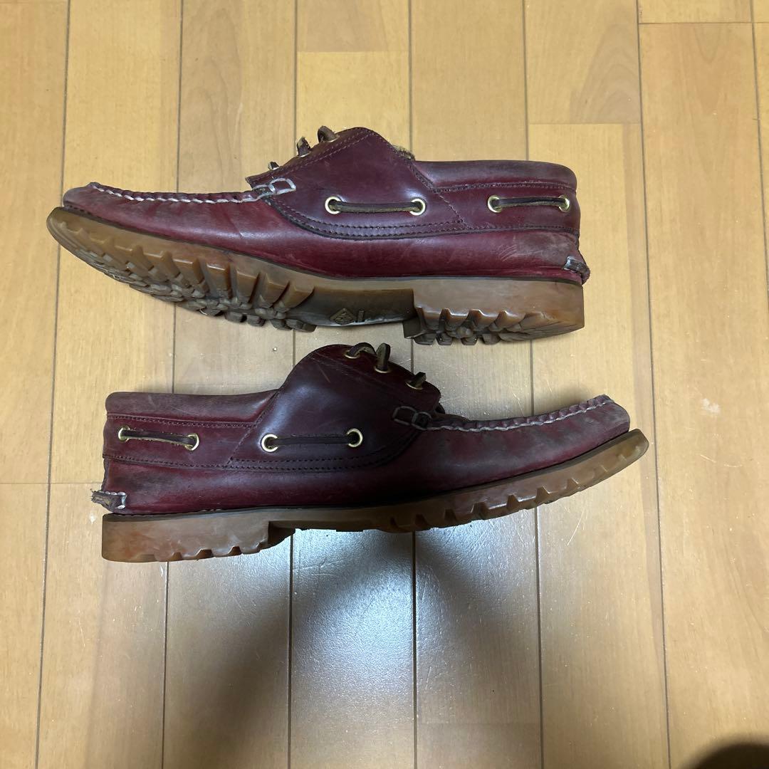 REGAL デッキシューズ バーガンディ モカシン ティンバーランド 3eye似