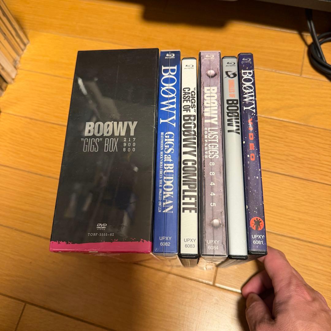 BOØWY DVDボックス & Blu-ray5枚 セット 2026年最新】boowy blu-ray completeの人気アイテム - メルカリ