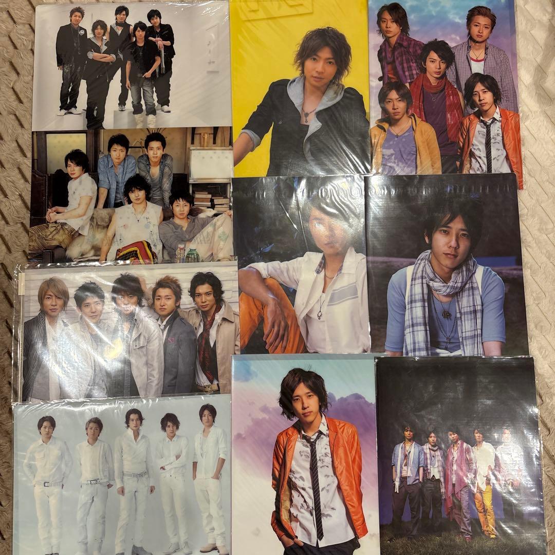 嵐 クリアファイル 10枚セット☆5×10 ほか 集合・個人 - メルカリ