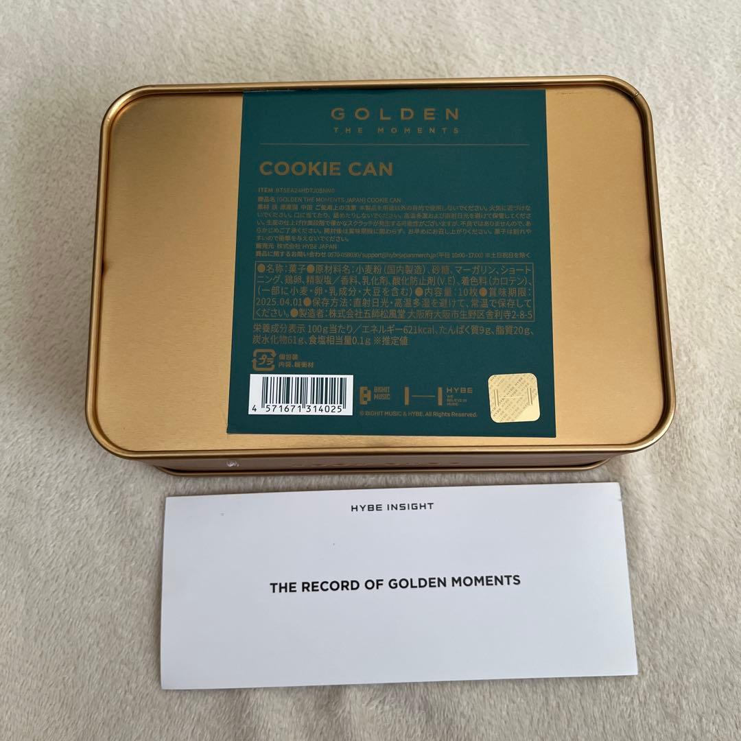 BTS ジョングク GOLDEN 展示会 日本限定グッズ クッキー缶・チケット