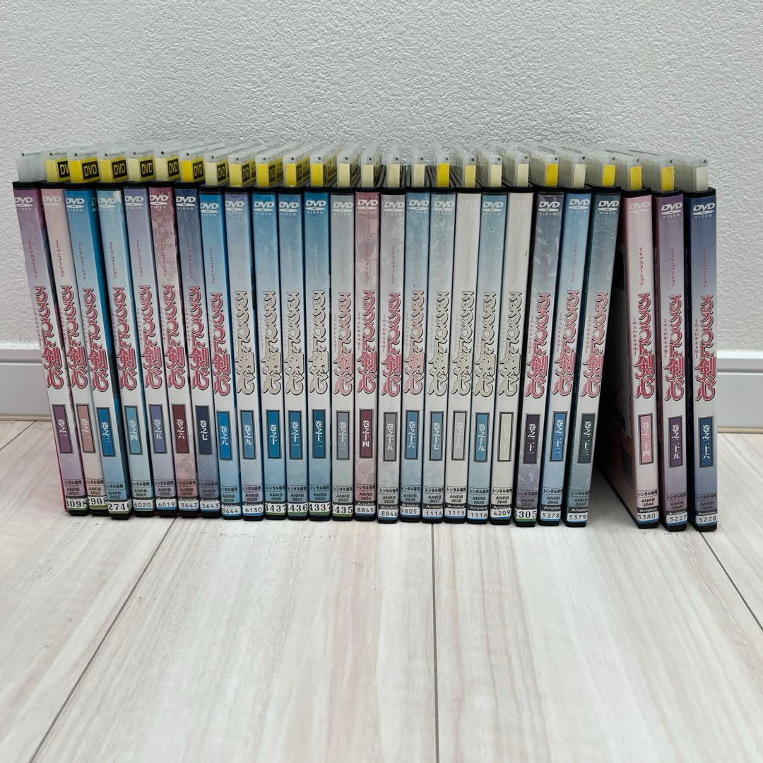 アニメ　るろうに剣心　DVD 1-26巻　全巻セット Amazon.co.jp: るろうに剣心 明治剣客浪漫譚 全26巻+TV未放送秘蔵