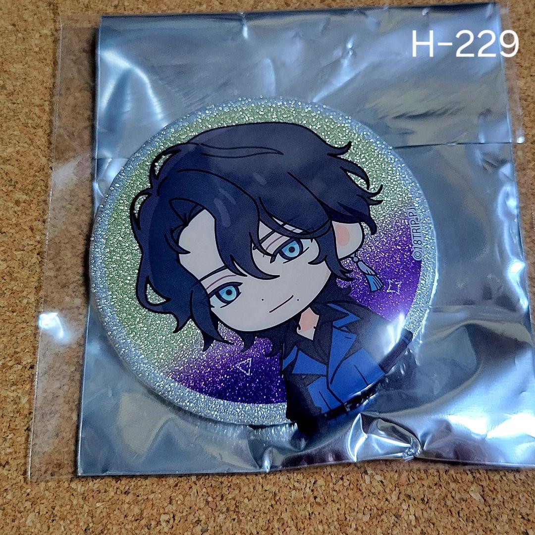 新品未使用】18TRIP トレーディング グリッター缶バッジ(棗夜鷹