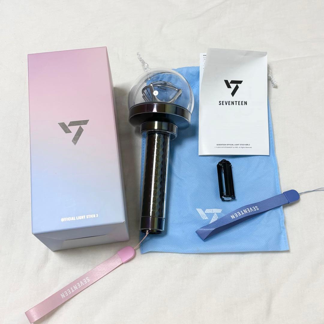 seventeen セブチ ペンライト ペンラ ver3 カラット棒 - メルカリ