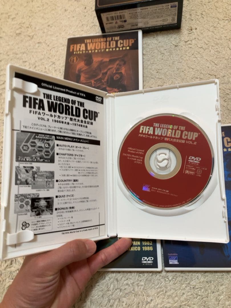 【希少品】FIFAワールドカップ歴代大会全記録集 スペシャルBOX〈4枚組〉