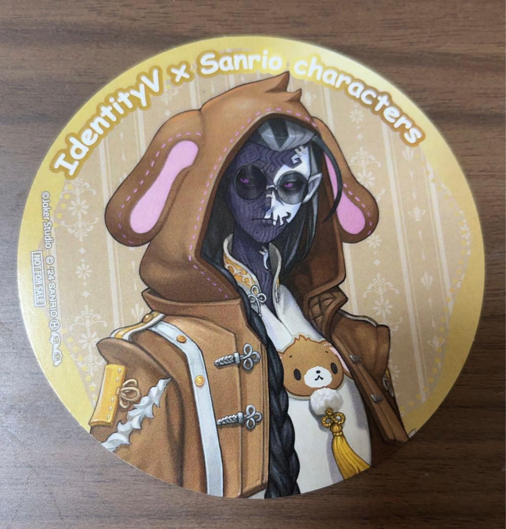 第五人格 サンリオ コラボカフェ コースター 白黒無常 - メルカリ