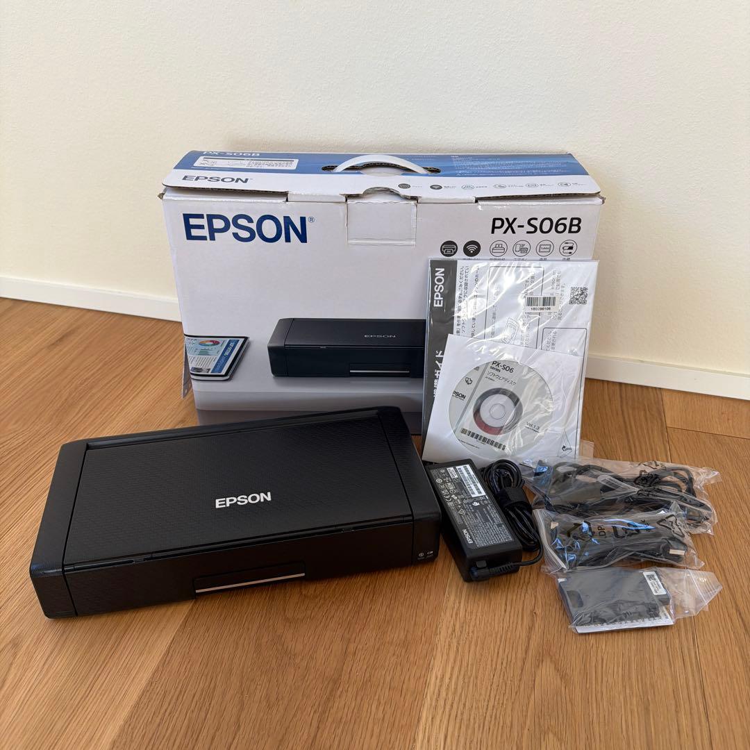 エプソン モバイルプリンター PX-S06B ブラック Amazon.co.jp: エプソン プリンター A4 モバイル カラーインクジェット