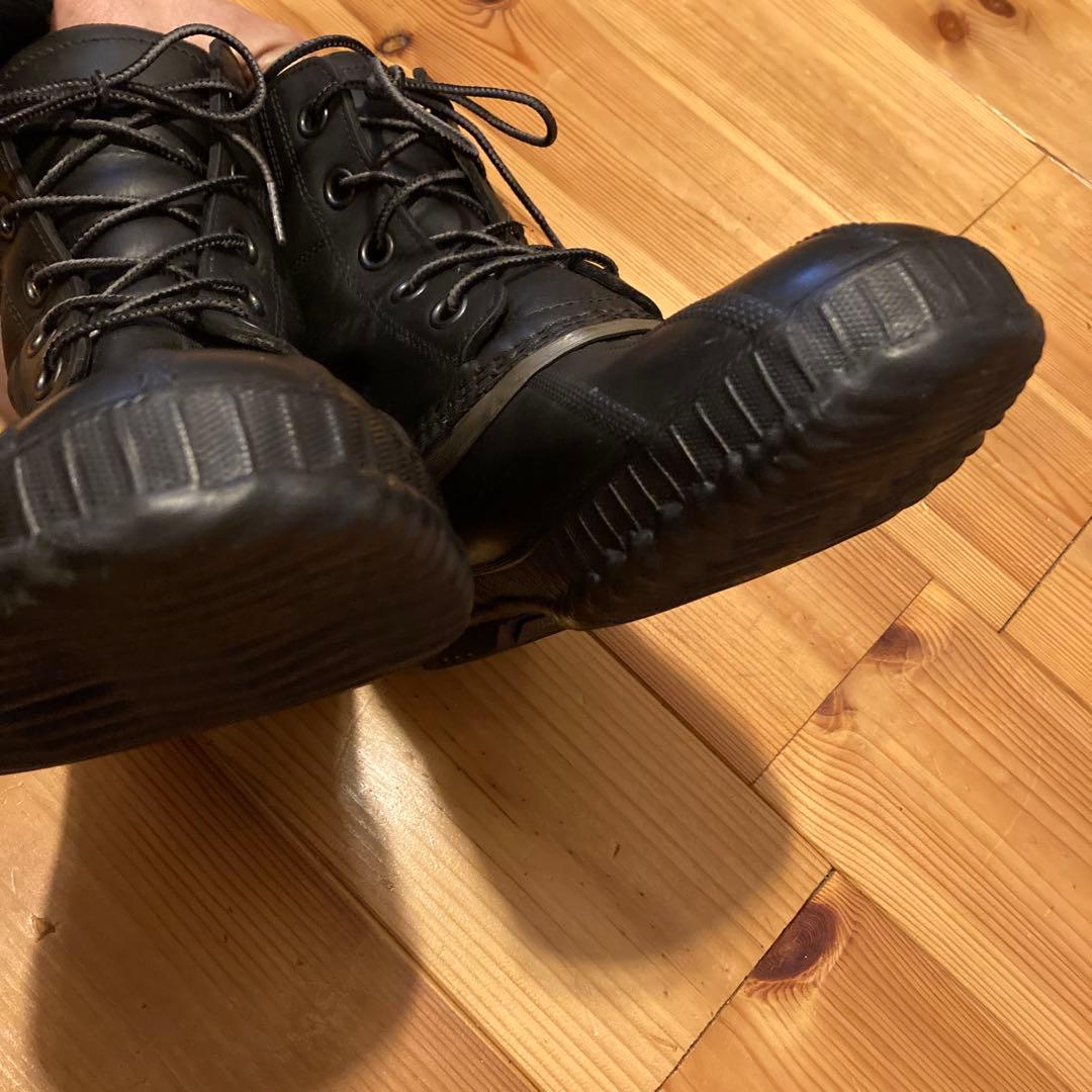 ソレル　ウインターブーツ　防水ブラックレースアップブーツ 27.5cm