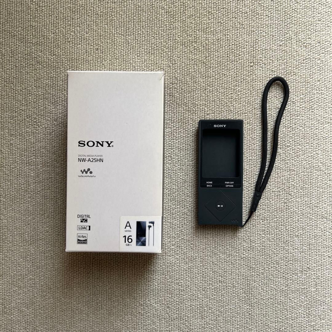 ウォークマン NW-A25 Bブラック SONY ソニー　カバー付き 2026年最新】SONY ウォークマン NW-A25の人気アイテム - メルカリ