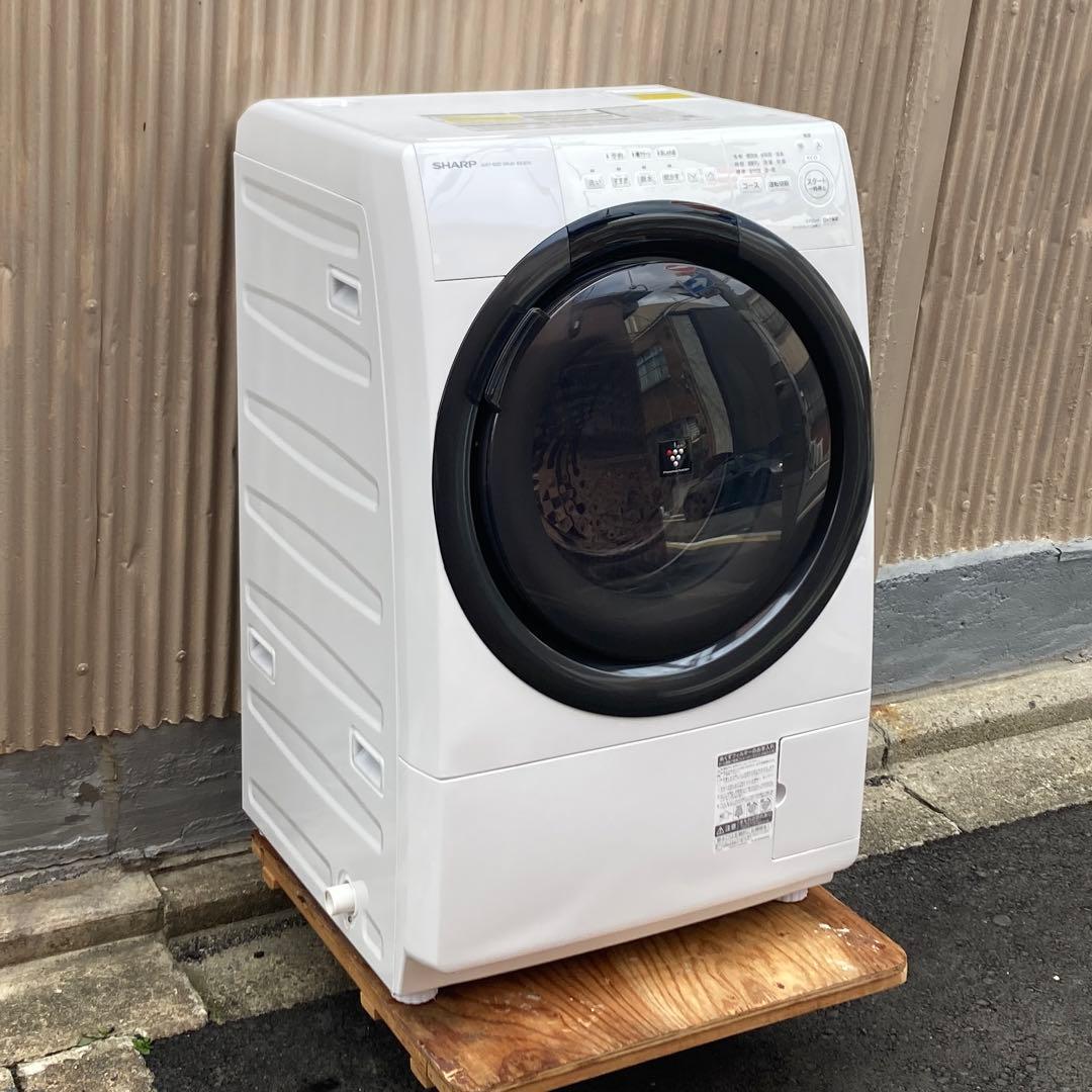 SHARP ドラム式洗濯乾燥機　ES-S7H-WR ドラム式洗濯乾燥機 クリスタルホワイト ES-S7H-WR [洗濯7.0kg /乾燥