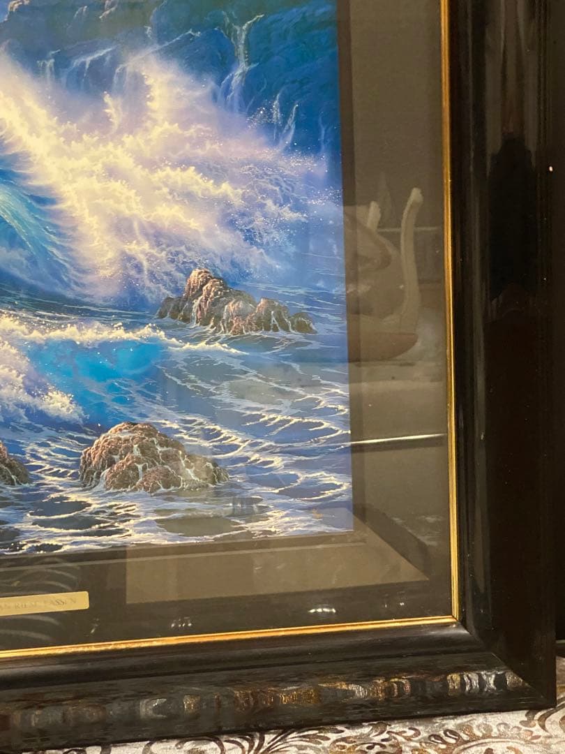 額入り♦️ラッセン絵画♦️シリアル 111♦️縁起の良いエンジェルナンバー♦️送料込