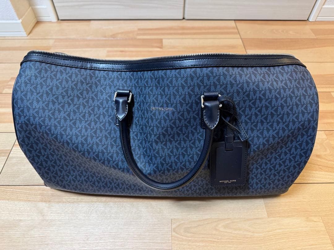 椿*ん様 Michael Kors Harrosonボストンバッグ　ネイビー ボストンバッグセット（3色マイキー・総柄）