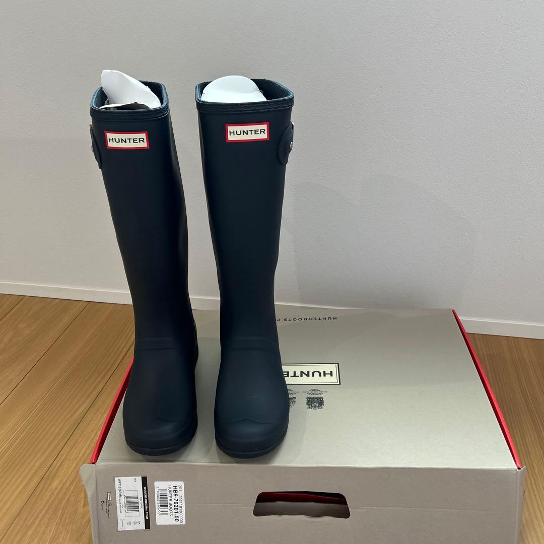 新品未使用HUNTER ネイビー長靴　24センチ 楽天市場】ハンター レインブーツ 24cmの通販
