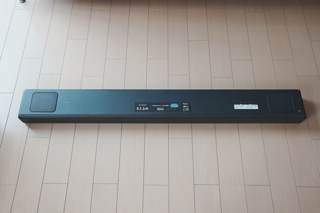 ソニー サウンドバー HT-A5000 (ソニーストア長期保証付)2023年製 360立体音響を実現するサウンドバー2機種5.1.2ch「HT-A5000」（121,000