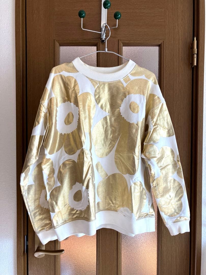 レア XS marimekko マリメッコ ウニッコ トレーナー ゴールド - メルカリ
