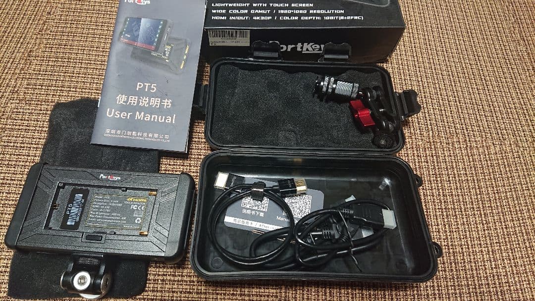 Portkeys 撮影用モニター Portkeys BM5IV WR 5.5インチ SDI/HDMI フィールドモニター（カメラ