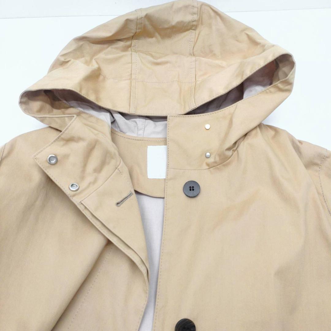タグ付 23区 ヘリテージコレクション フード付コート 46 ベージュ 定価4万