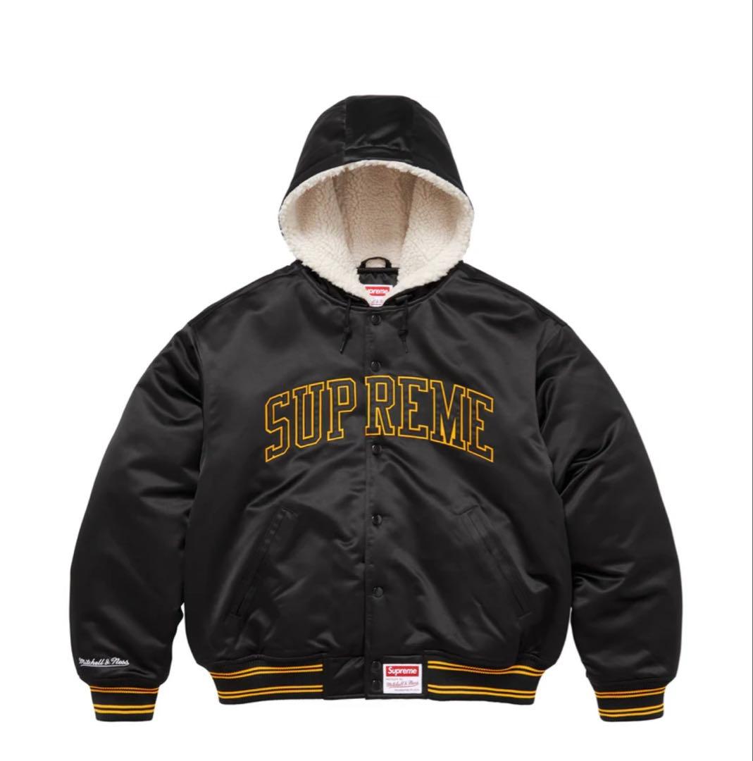Supreme Mitchell Ness Lined Hooded Satin - メルカリ