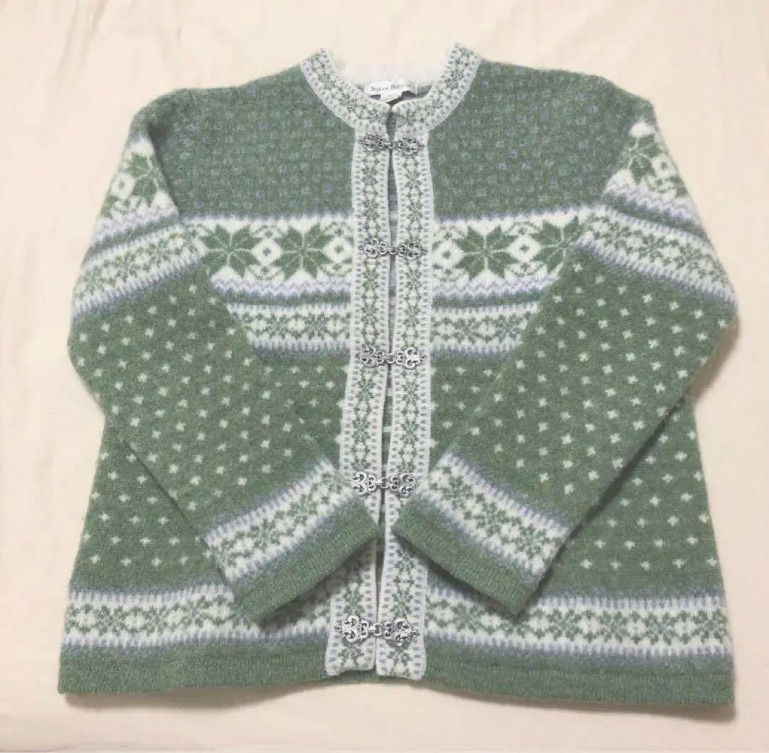 vintage ノルディックカーディガンセーター チロル ニット【値下げ