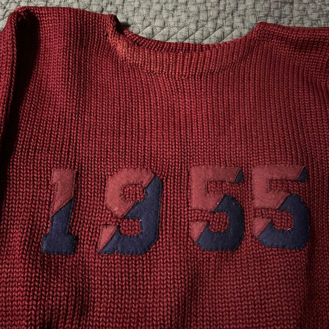 50's カレッジレタードニット　PEARSON ローゲージニット　“1955”