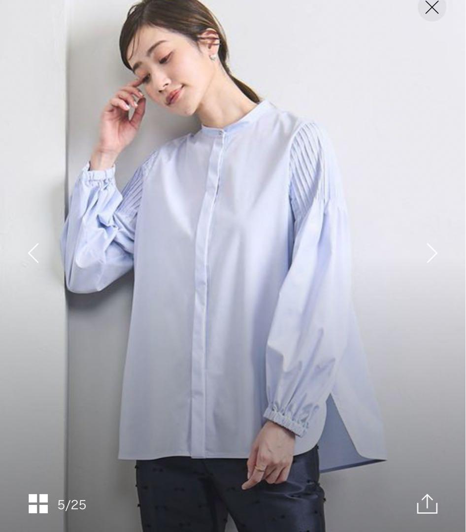 美品 UNITED ARROWS チュールカラー 2WAY ブラウス - メルカリ