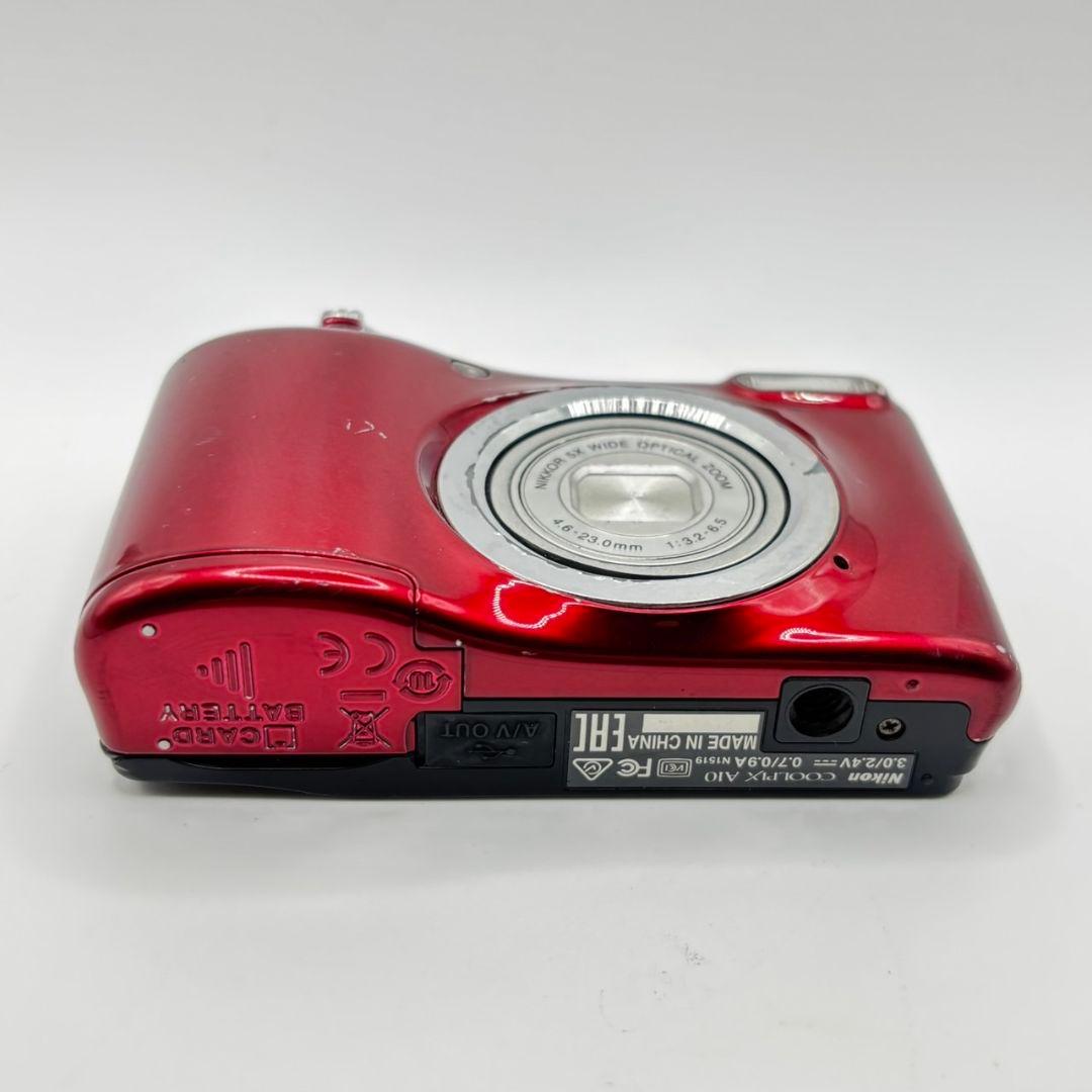 Nikon COOLPIX A10 レッド 単3電池式