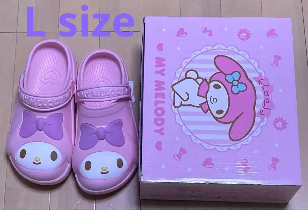 箱付【24〜24.5㎝】マイメロ マイメロディ/サンダル クロッグ ドンキC