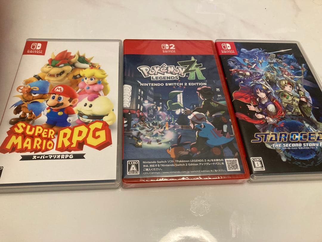 ゲームソフト ポケモンレジェンズZA スーパーマリオRPG スターオーシャン Pokémon LEGENDS Z-A』が10月16日に発売決定。ダウンロード版は6月5日