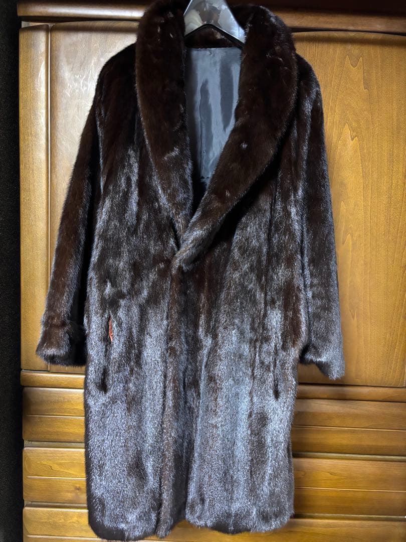 ダークブラウン 毛皮和装ロングコート セール】 ウールリバー ロングコート （その他アウター）｜23区