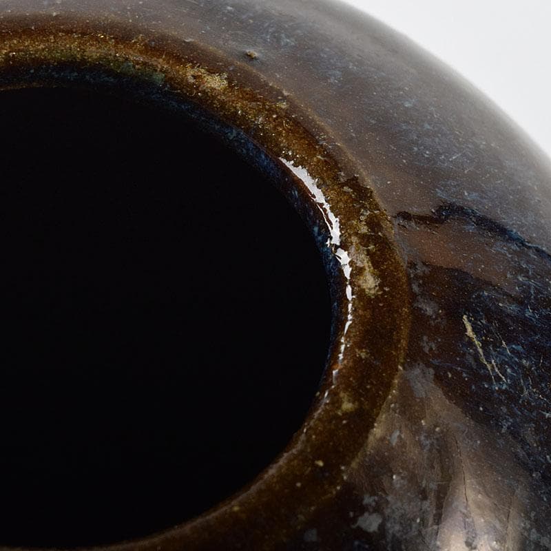 中国 海鼠釉 花瓶 壷 在銘 C R8613 - メルカリ