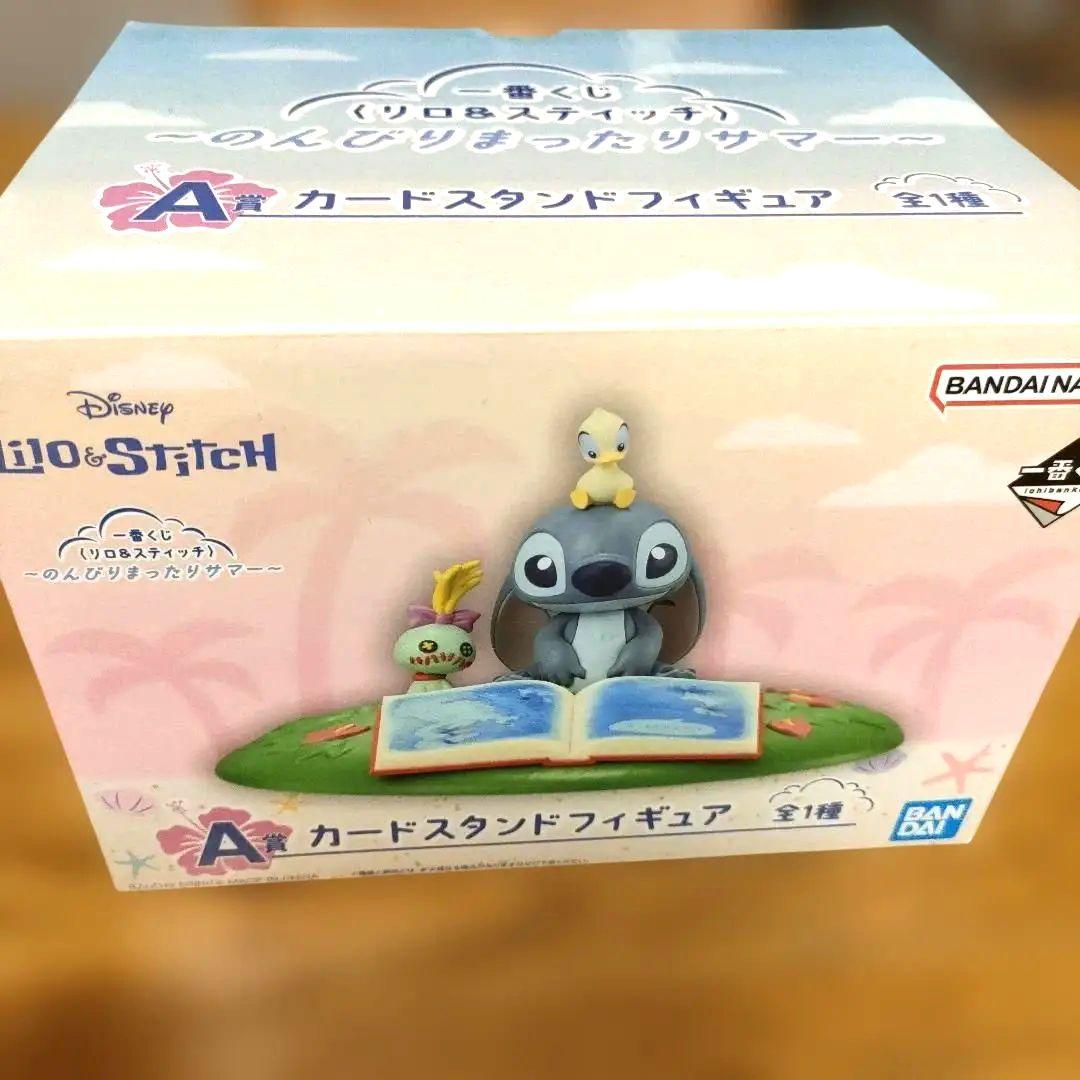 新品 未開封 スティッチ 一番くじ A賞 カードスタンドフィギュア
