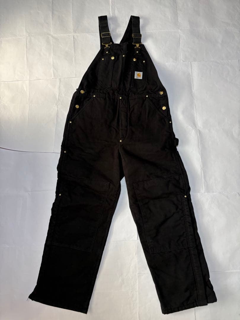 〔wildfire様 専門〕Carhartt オーバーオール ブラック Carhartt WIP（カーハートワークインプログレス） カーハート メンズ