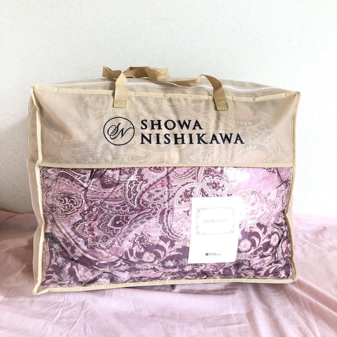 [昭和西川]羽毛ふとん日本製フランス産ホワイトダックダウン90％ 西川（nishikawa） 羽毛布団 シングル フランス産ホワイトダックダウン