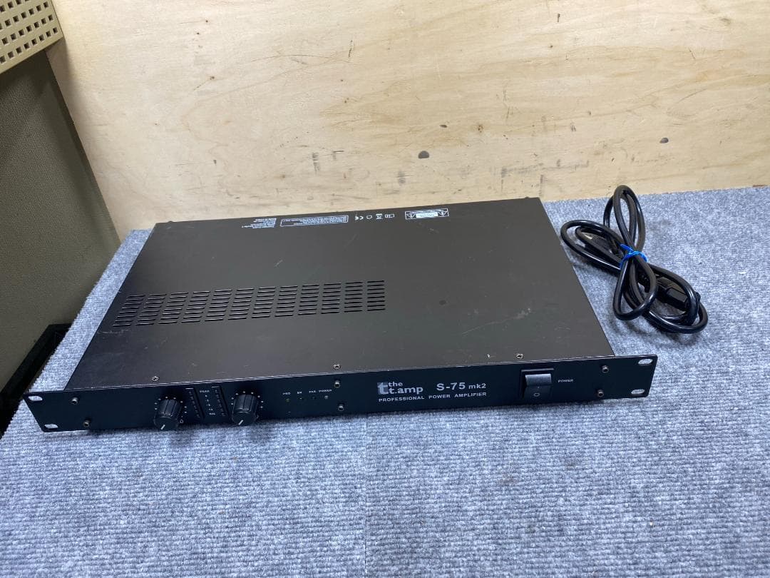 thomann the TT amp 75mk2 パワーアンプ 楽天市場】thomann (トーマン) / S-75mk2 - パワーアンプ - [45W+45W