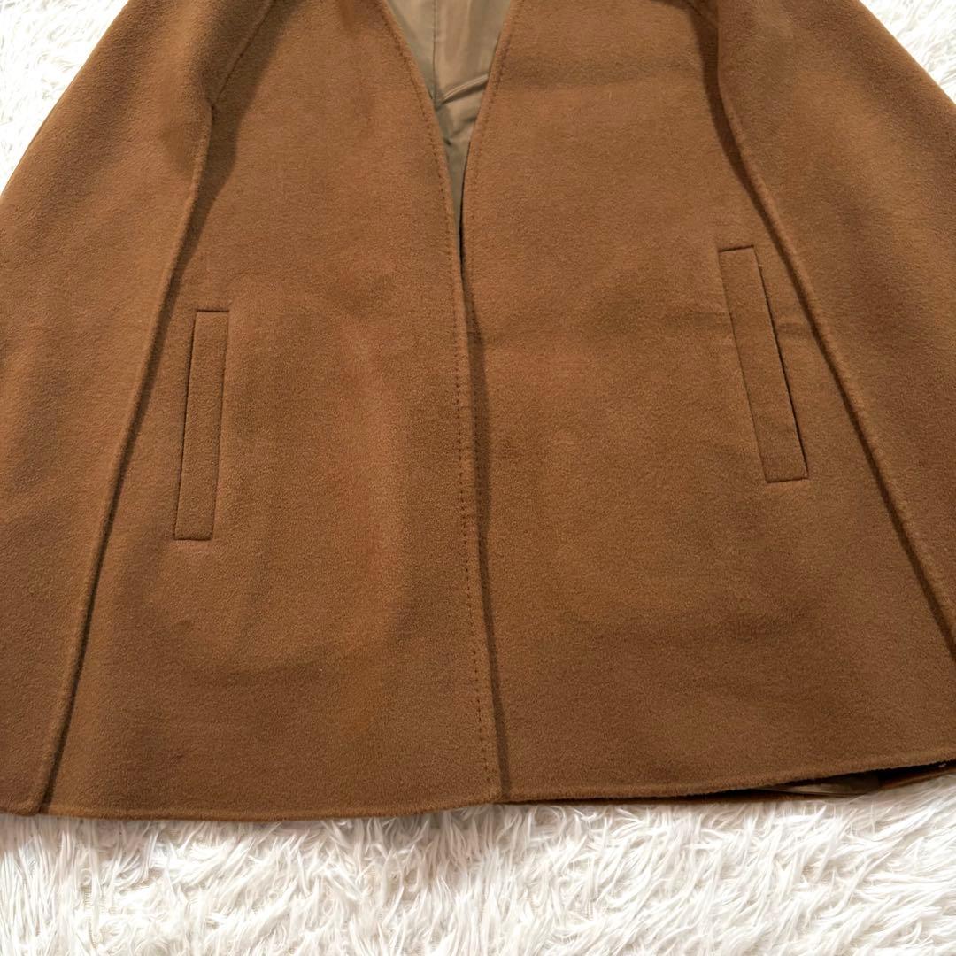 新品同様✨Plage プラージュ ハミルトン ケープコート 38 キャメル 38