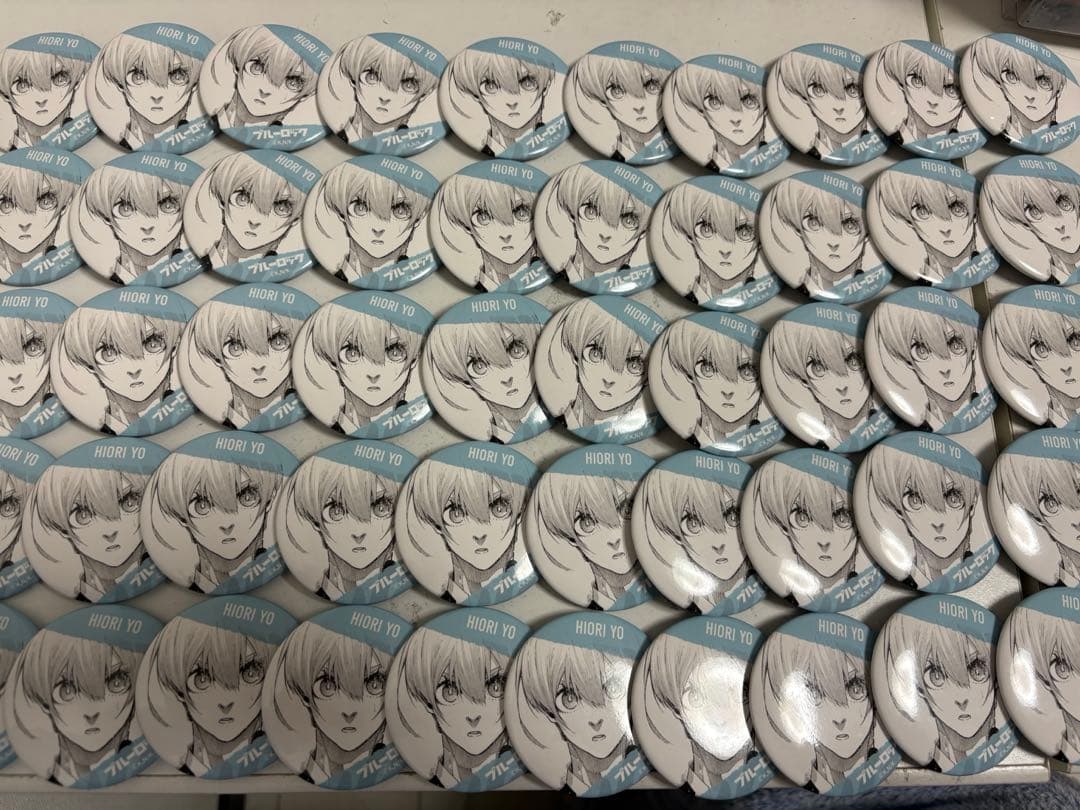 ブルーロック 伊勢丹 氷織羊 缶バッジ 50個セット 03/17 発送予定】 TVアニメ『ブルーロック』 バースデー 缶バッジ