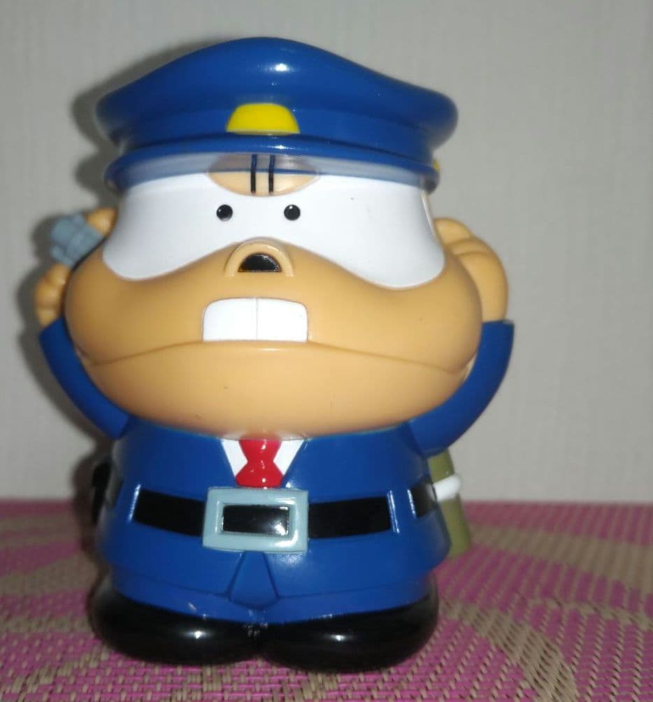 天才バカボン 本官さん 白塚フチオ プラスチック製 貯金箱 フィギュア